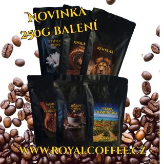 Nová velikost, stejná královská chuť. ☕ Na přání našich zákazníků teď nabízíme všechny kávy i ve 250 g balení — ideální...